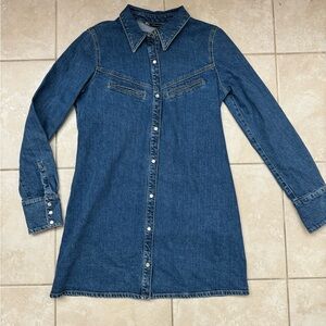 Zara Denim Dress never worn